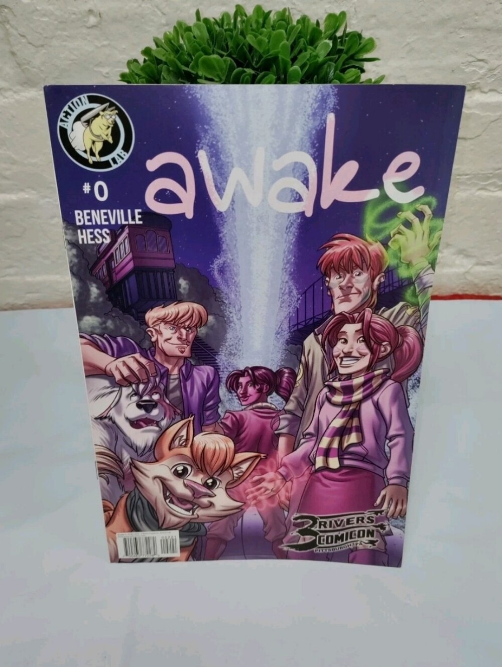 Awake Comic #0 Action Lab 3 Rivers Comicon exclusive variant